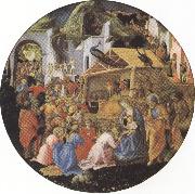 Sandro Botticelli filippo lippi,Adoration of the Magi (mk36) oil